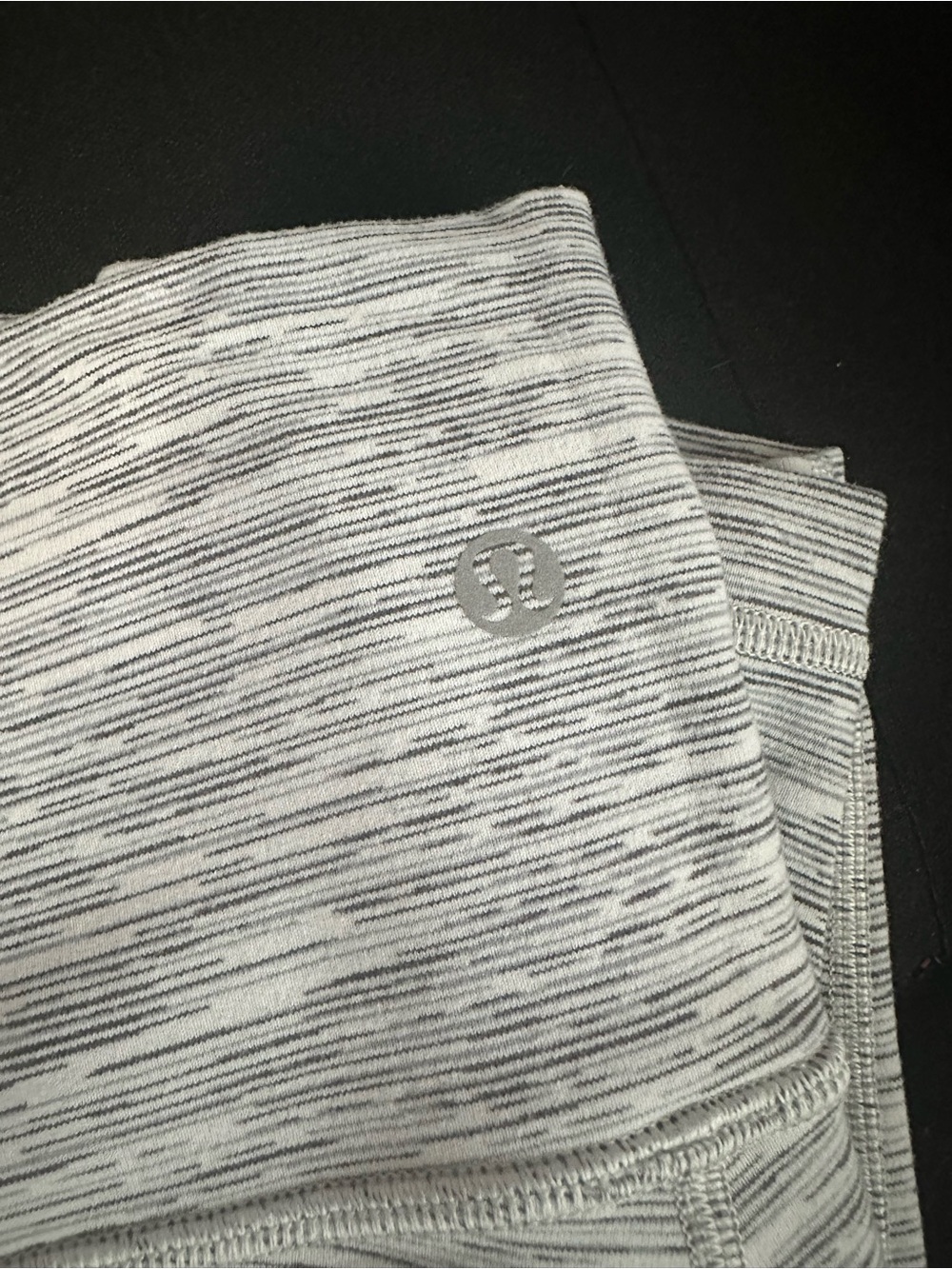 lululemon athletica Gray Striped Leggings align